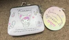 サンリオキャラクターズ PVCがま口ポーチ2 クロミ　財布　コインケース