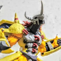 《訳あり》デジモン フィギュア 一番くじ 魂豪示像 ウォーグレイモン 箱無し