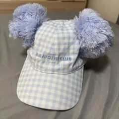 なかよしクラブ キャップ 帽子 水色 58cm