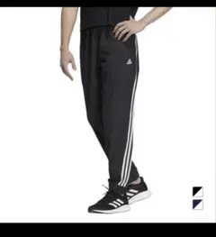 美品　adidasクロスパンツ 3ストライプス クロスパンブラック　2XL