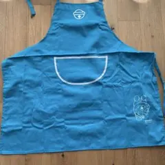 ドラえもん エプロン 青