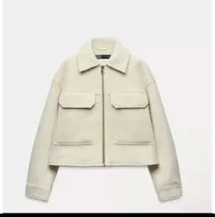 ZARA　ブークレポケットジャケット