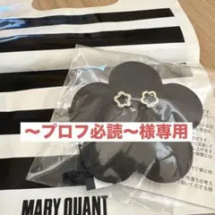 ~プロフ必読 ~ 様専用　 MARY QUANT 花形ストーン付きピアス