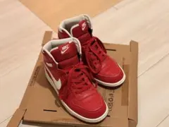 美品！NIKEナイキのハイカットスニーカー赤色レッド26.5cm
