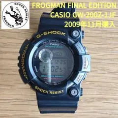 G-SHOCK FROGMAN GW-200S-8JF【ジャンク品】 希少なシルバー・フロッグマン！』 カシオ G-SHOCK FROGMAN GW