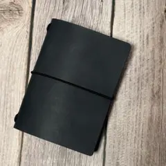 トラベラーズノート風 パスポートサイズ 紺色