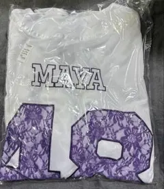 NiziU MAYA マヤ ユニフォーム ホワイト パープル