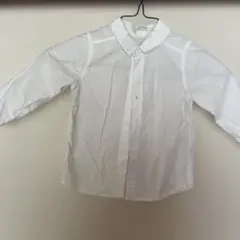 H&M ホワイト 長袖シャツ