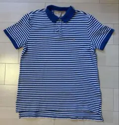 POLO JEANS COMPANY ボーダー ポロシャツ ブルーのサムネイル