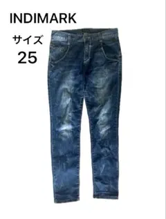 INDIMARK スキニー　サイズ25 インディゴのサムネイル