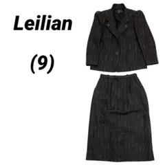 Leilian レリアン ウール　スカートセットアップ　9号　フォーマル　秋冬