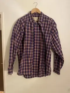 Eddie Bauer チェック柄ネルシャツ　アメカジ 90s 着画あり