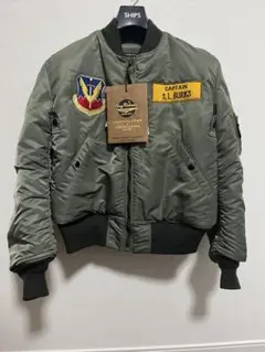 【値引き・ほぼ新品】バズリクソンズ　MA-1　カスタム　ナイロン　アメカジ