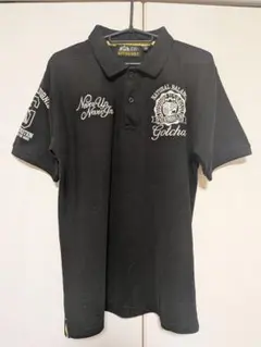 GOTCHA GOLF ポロシャツ ブラック Lサイズ