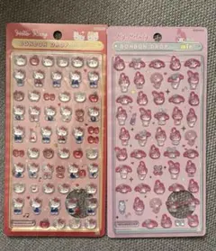 【正規品】ボンボンドロップシールミニ キティ マイメロセット