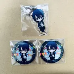 テニスの王子様 テニプリ 忍足侑士 缶バッジ アクリルキーホルダー