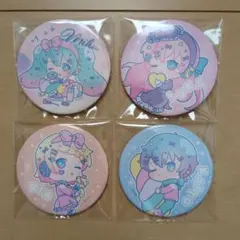 初音ミク 巡音ルカ 鈴音リン カイト 缶バッジ