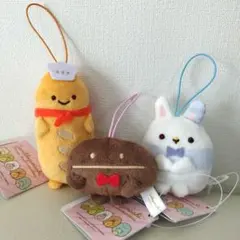 すみっコぐらし　あつまるんですいろんななかま　ゴムひも付きマスコット