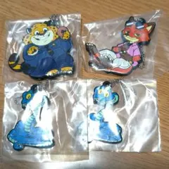 ズートピア2　ラバーストラップ4個セット