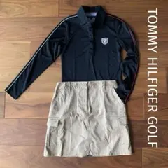 ☆美品☆トミーヒルフィガーゴルフ2点セット　襟付きプルオーバー&チノミニスカート