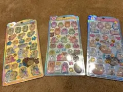 おぱんちゅうさぎ、んぽちゃむ　うるちゅるシール 3枚セット