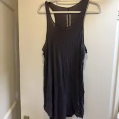 最後の断捨離！リックオウエンスBASIC RIB TANK スミ黒のサムネイル
