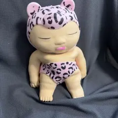 アグリーベイビーズ 赤ちゃん スクイーズ リアル ビッグサイズ 人形　ヒョウ柄