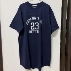 オーバーサイズワンピースTシャツ ネイビー cutie Blonde Mのサムネイル