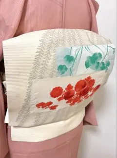 d*t様 紗袷 訪問着・名古屋帯セット 萩 身丈158cm 裄65 - メルカリ