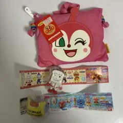 新品 ドキンちゃん サコッシュ& チキチキアンパンマンNEW2 しょくぱんまん