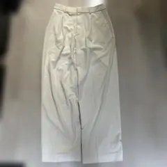 アイボリー ワイドパンツ L 訳あり。