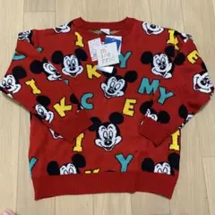 新品未使用品　チマジロコラボミッキーニット