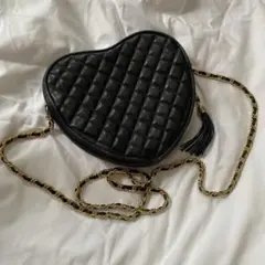 vintage ハートチェーンバッグ