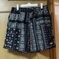 新品S黒・FCRB BANDANA COMFORTABLE SHORTS - メルカリ