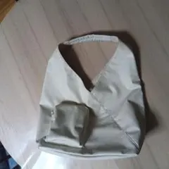 MUJI 　無印良品　ワンショルダーバッグ　オフホワイト