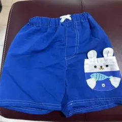 ベビー水着 男の子 95cm ブルー 動物ポケット