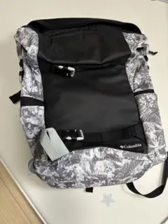 Columbia トロピカル柄リュック バックパック ブラック ホワイト グレー