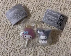 マイメロ　クロミ　カラフルキャンディチャーム　ふわわフロッキーマスコット　ガチャ