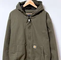 カーハート ダック地 アクティブジャケット カーキー 中綿