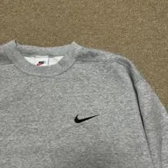 USA製 90s NIKE ロゴスウェット グレー M