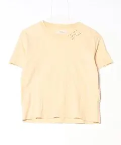 TODAYFUL エンブロイダリー　Tシャツ　エクリュ　メッセージ刺繍