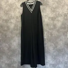 美品‼️ノースリーブ オールインワンブラック★
