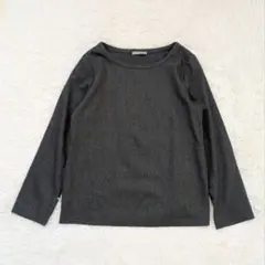 Theory Luxe クルーネックブラウス プルオーバー ウールカシミヤ 薄手