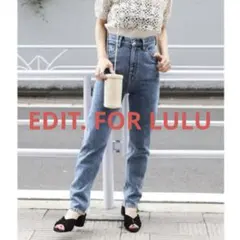 エディットフォールル　ハイウエストデニム　ブルー　パンツジーンズストレートスリムのサムネイル