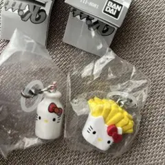 ハローキティ めじるしアクセサリー アメリカンデザイン ミルク ポテト２種セット