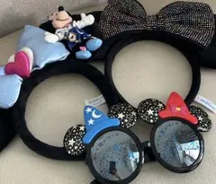 ディズニー　カチューシャ　サングラス　セット