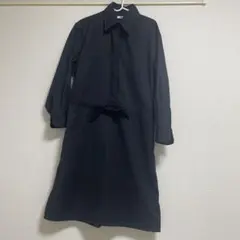 UNIQLO U ブラック シャツワンピース S