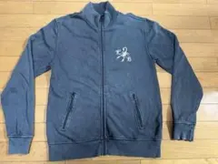 Lucky Brand メンズ　スコーピオン刺繍 ジップアップスウェードSサイズ