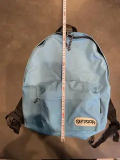 OUTDOOR 青 リュック 約40cm