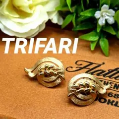 TRIFARI ヴィンテージ イヤリング ゴールドトーンのサムネイル